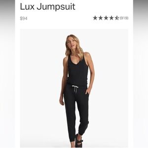 Vuori Lux Performance Racerback Charcoal Gray 24” Sz XS VW426